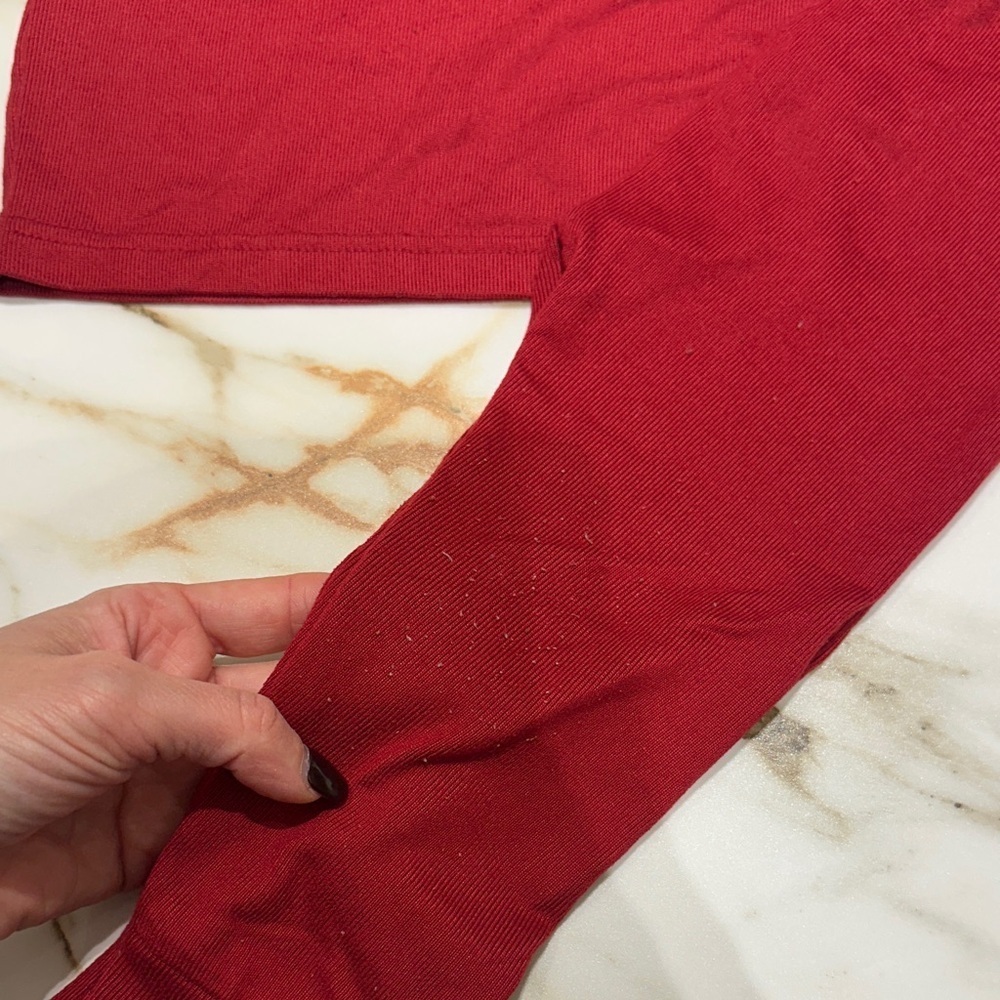 Gap Red Long Sleeve Pajama Set - Picture 3 of 4
